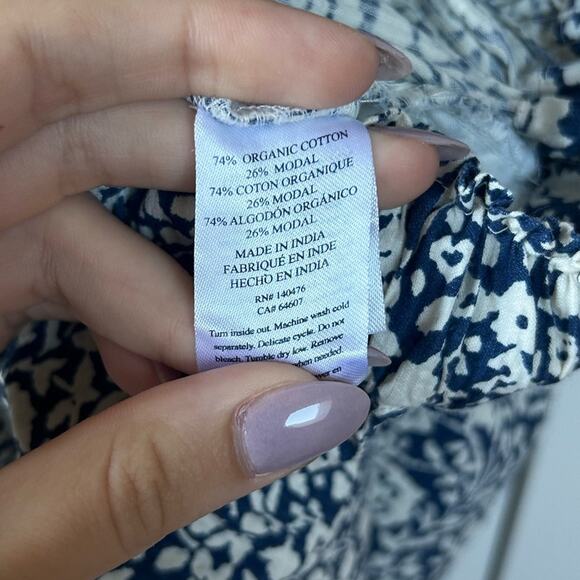 Faherty Marina Seersucker Short In Navy Sunrise Floral Size XXS Gently Used - Picture 7 of 7